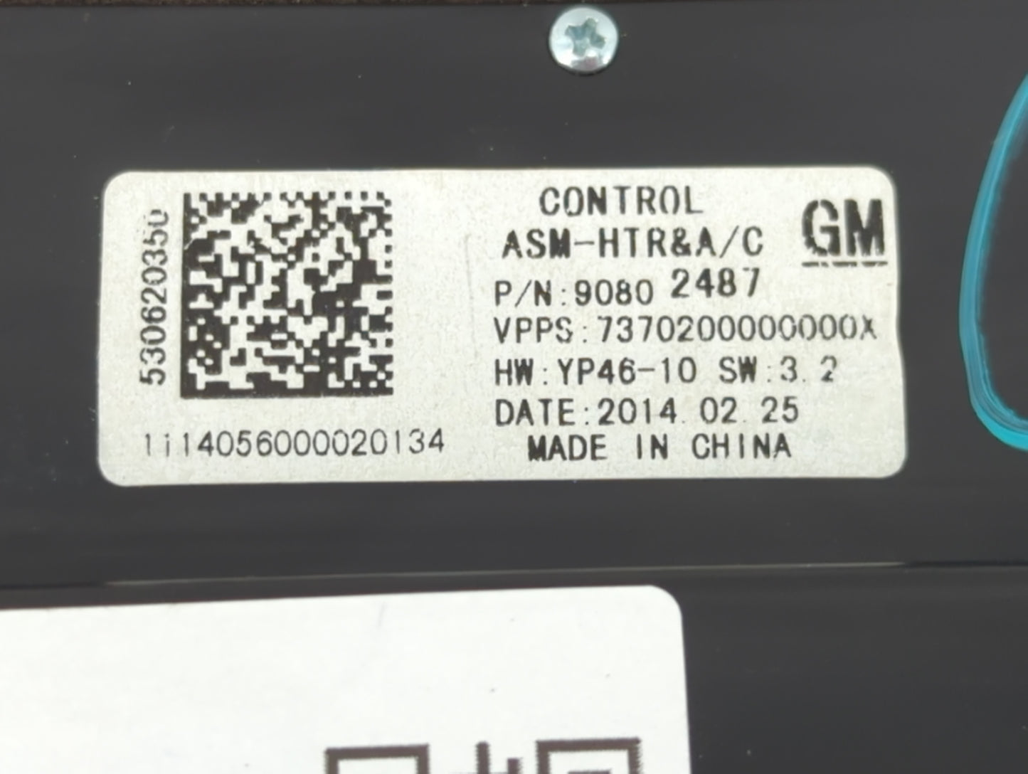 2014-2016 Buick Lacrosse Climate Control Module Temperature AC/Heater Replacement P/N:90802487 Fits Fits 2014 2015 2016 OEM 