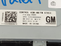 2014 Buick Lacrosse Radio AM FM Cd Player Receiver Replacement P/N:90923583 Fits OEM Used Auto Parts - Oemusedautoparts1.com