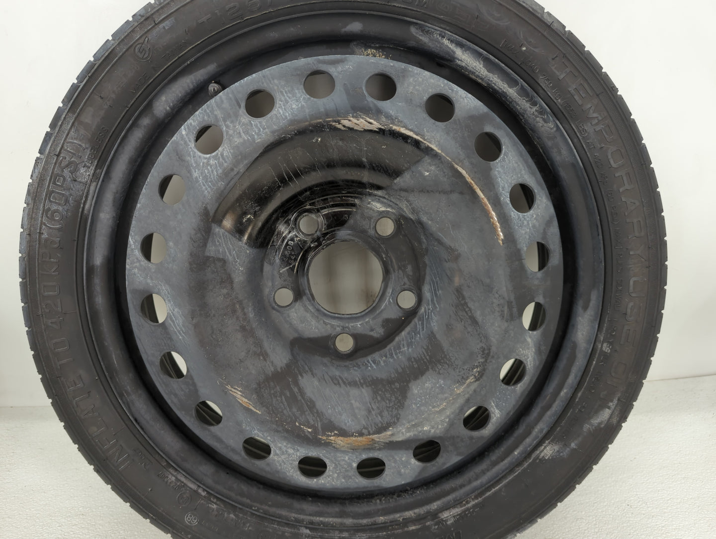 2014 Buick Lacrosse Spare Donut Tire Wheel Rim Oem - Oemusedautoparts1.com