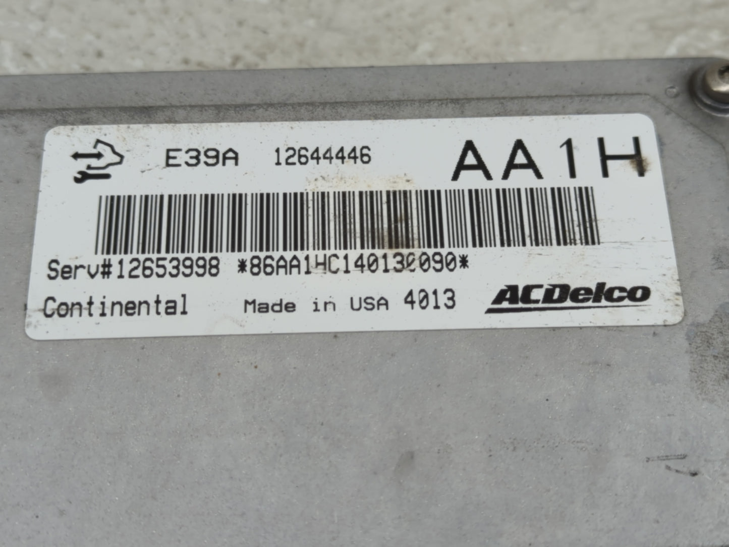 2013-2016 Buick Lacrosse PCM Engine Control Computer ECU ECM PCU OEM P/N:12644446 Fits Fits 2013 2014 2015 2016 OEM Used Aut