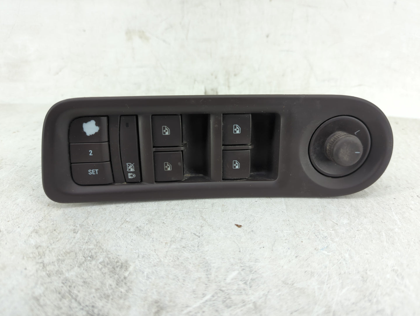 2014 Buick Lacrosse Master Power Window Switch Replacement Driver Side Left P/N:9060217 Fits OEM Used Auto Parts - Oemusedau