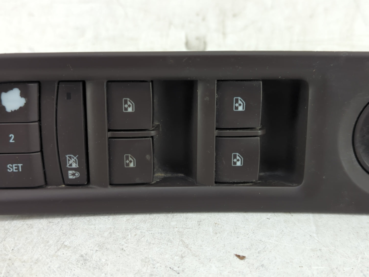 2014 Buick Lacrosse Master Power Window Switch Replacement Driver Side Left P/N:9060217 Fits OEM Used Auto Parts - Oemusedau