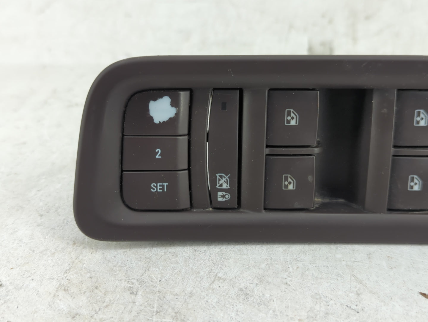 2014 Buick Lacrosse Master Power Window Switch Replacement Driver Side Left P/N:9060217 Fits OEM Used Auto Parts - Oemusedau