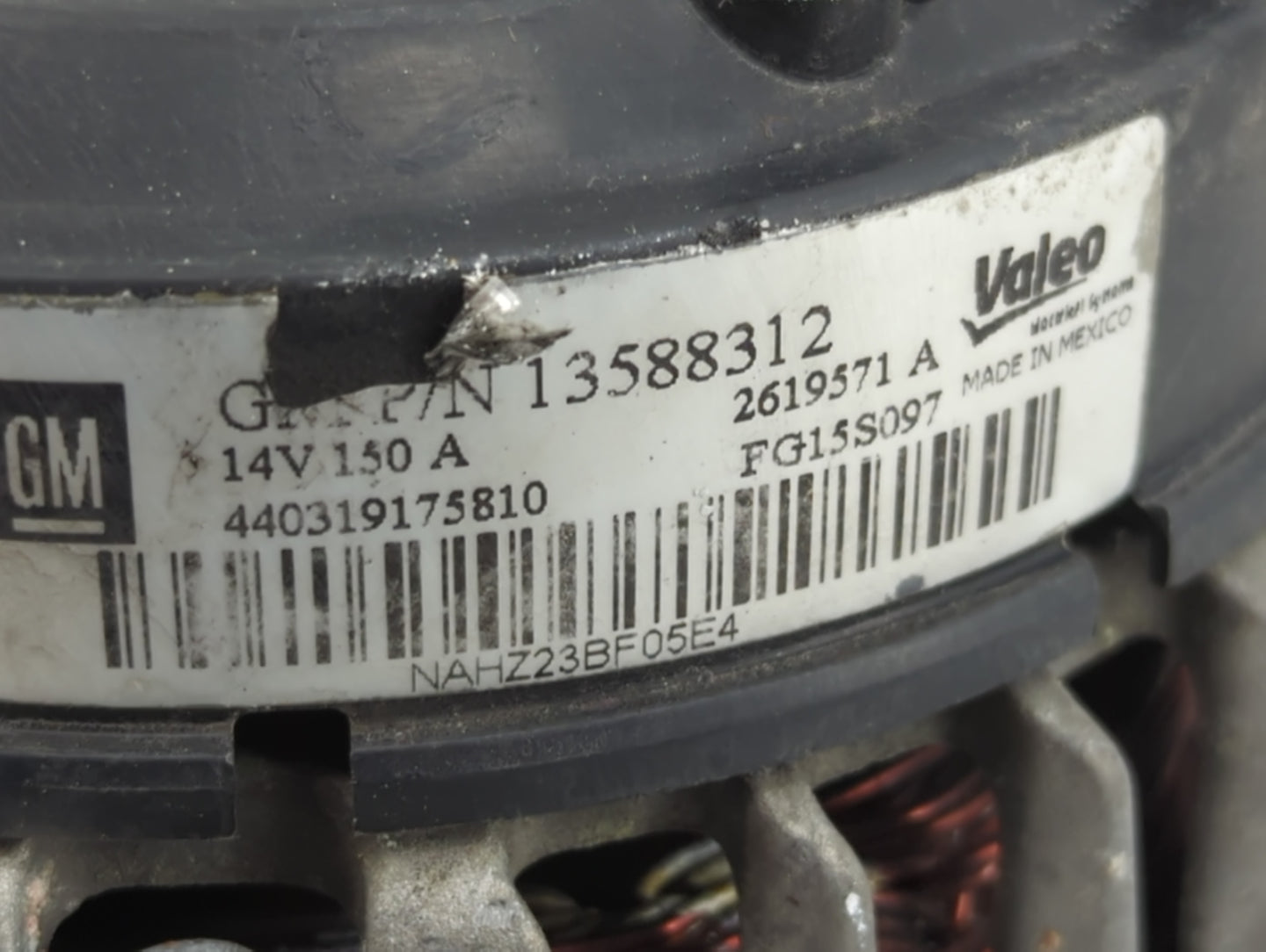 2010-2016 Buick Lacrosse Alternator Replacement Generator Charging Assembly Engine OEM P/N:13588312 Fits OEM Used Auto Parts