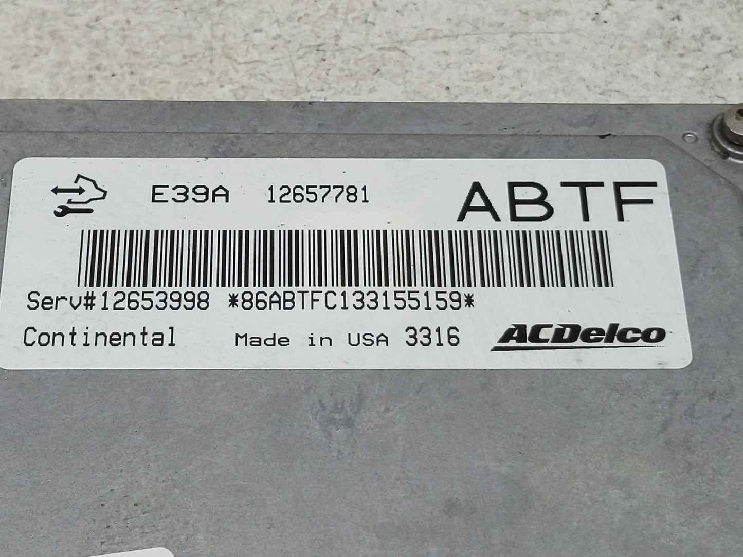 2013-2016 Buick Lacrosse PCM Engine Control Computer ECU ECM PCU OEM P/N:12657781 Fits Fits 2013 2014 2015 2016 OEM Used Aut