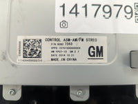 2014-2016 Buick Lacrosse Radio AM FM Cd Player Receiver Replacement P/N:90927563 Fits Fits 2014 2015 2016 OEM Used Auto Part
