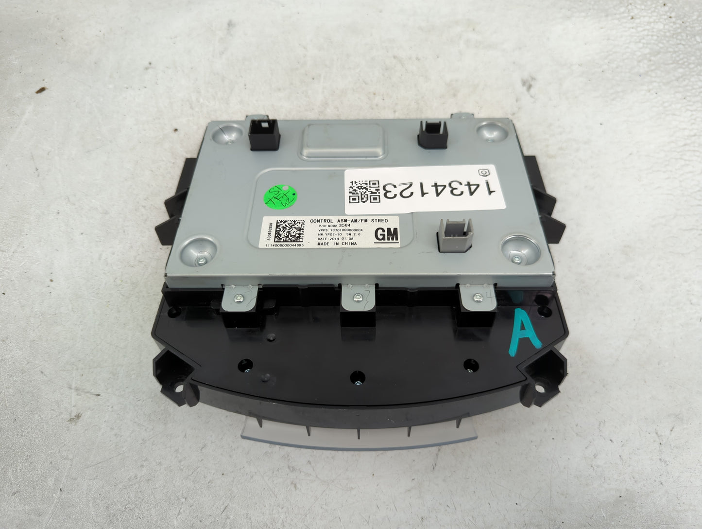 2014-2016 Buick Lacrosse Radio AM FM Cd Player Receiver Replacement P/N:90923584 Fits Fits 2014 2015 2016 OEM Used Auto Part