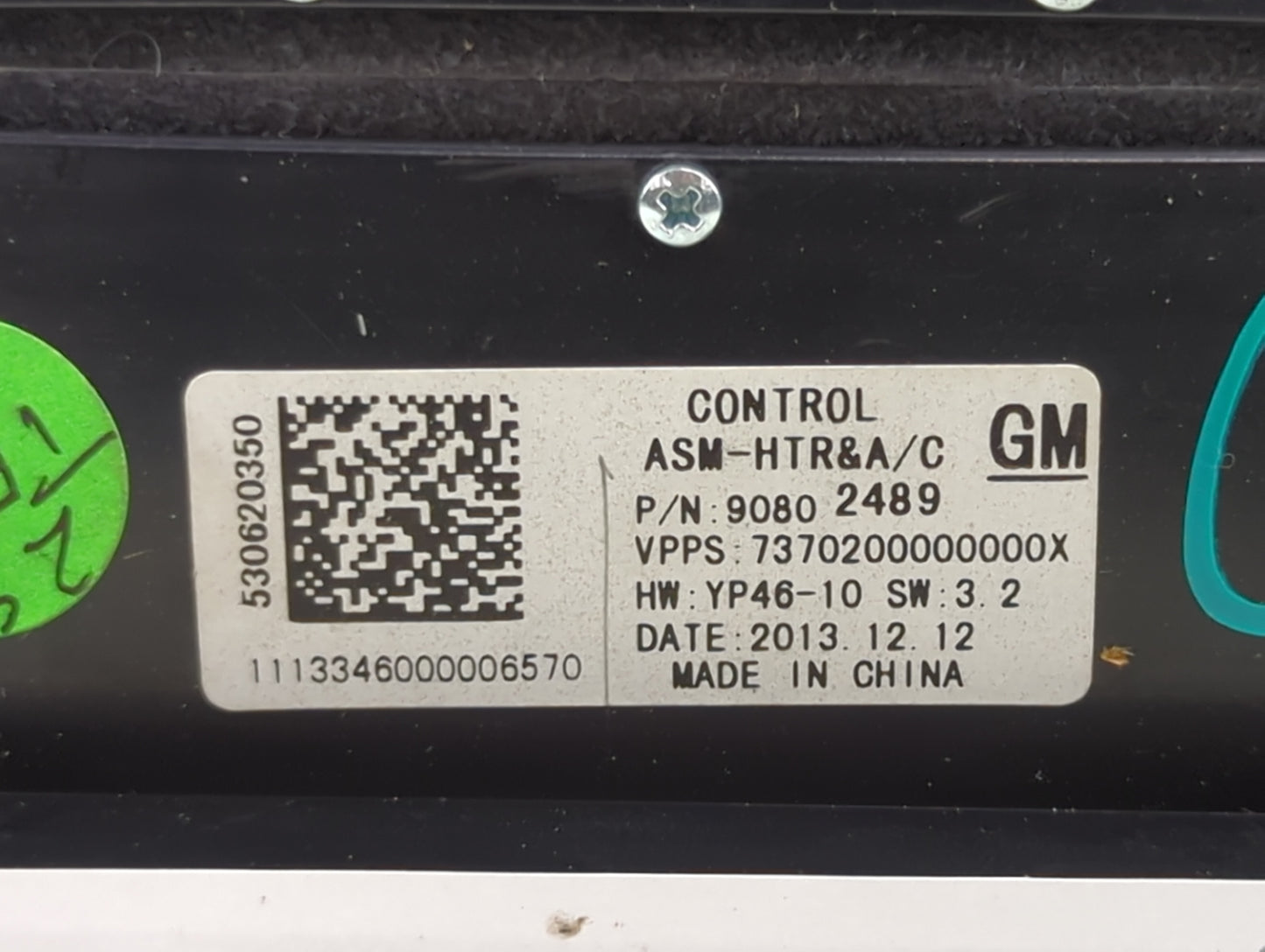 2014-2016 Buick Lacrosse Climate Control Module Temperature AC/Heater Replacement P/N:90802489 Fits Fits 2014 2015 2016 OEM 