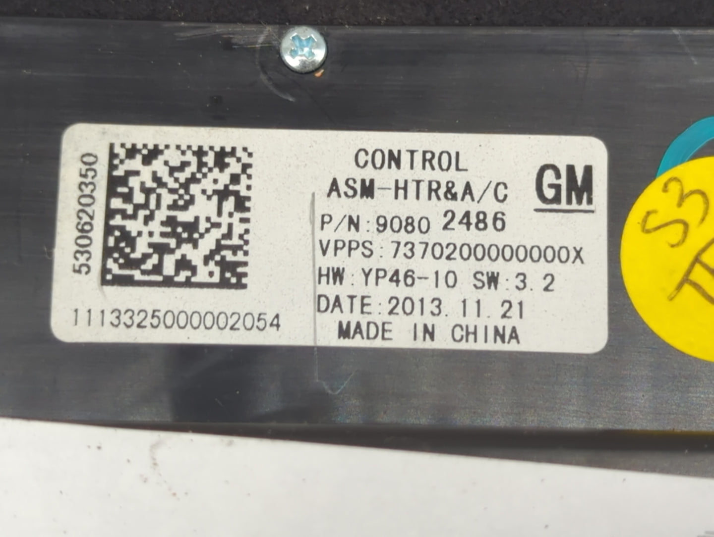 2014-2016 Buick Lacrosse Climate Control Module Temperature AC/Heater Replacement P/N:90802486 90802489 Fits Fits 2014 2015 