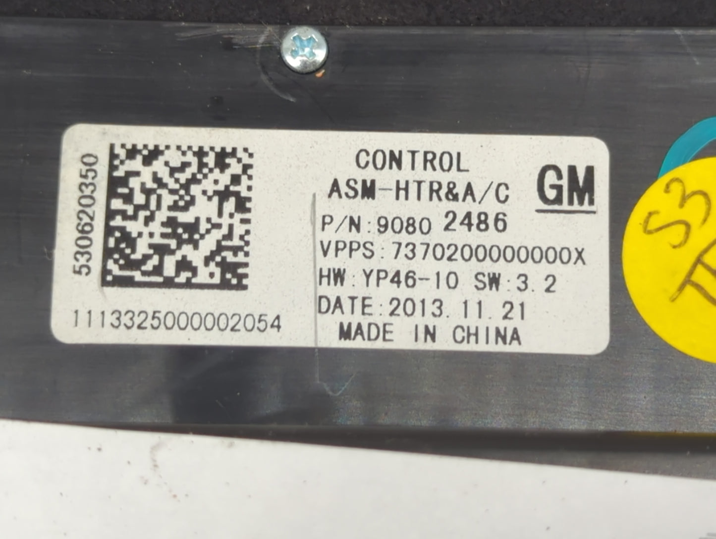 2014-2016 Buick Lacrosse Climate Control Module Temperature AC/Heater Replacement P/N:90802486 90802489 Fits Fits 2014 2015 