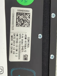 2014-2016 Buick Lacrosse Climate Control Module Temperature AC/Heater Replacement P/N:90802489 530620350 Fits Fits 2014 2015