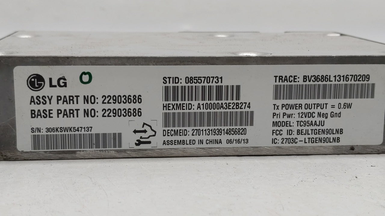2014-2015 Buick Lacrosse Chassis Control Module Ccm Bcm Body Control - Oemusedautoparts1.com