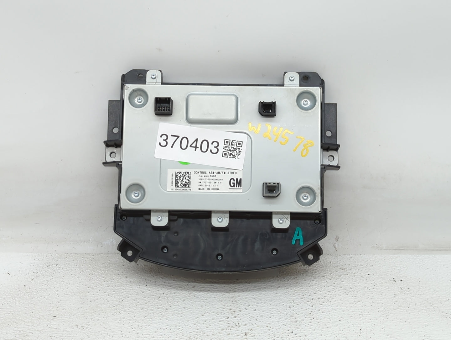 2014-2014 Buick Lacrosse Radio Control Panel - Oemusedautoparts1.com