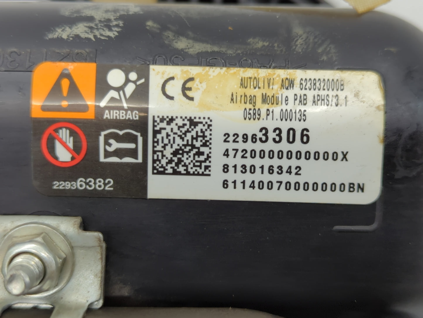 2014-2016 Buick Lacrosse Air Bag Passenger Right Dashboard Oem - Oemusedautoparts1.com