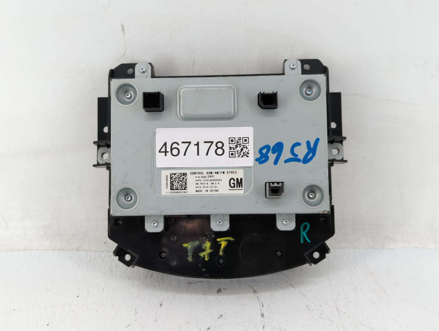 2014 Buick Lacrosse Radio AM FM Cd Player Receiver Replacement P/N:90802491 Fits OEM Used Auto Parts - Oemusedautoparts1.com