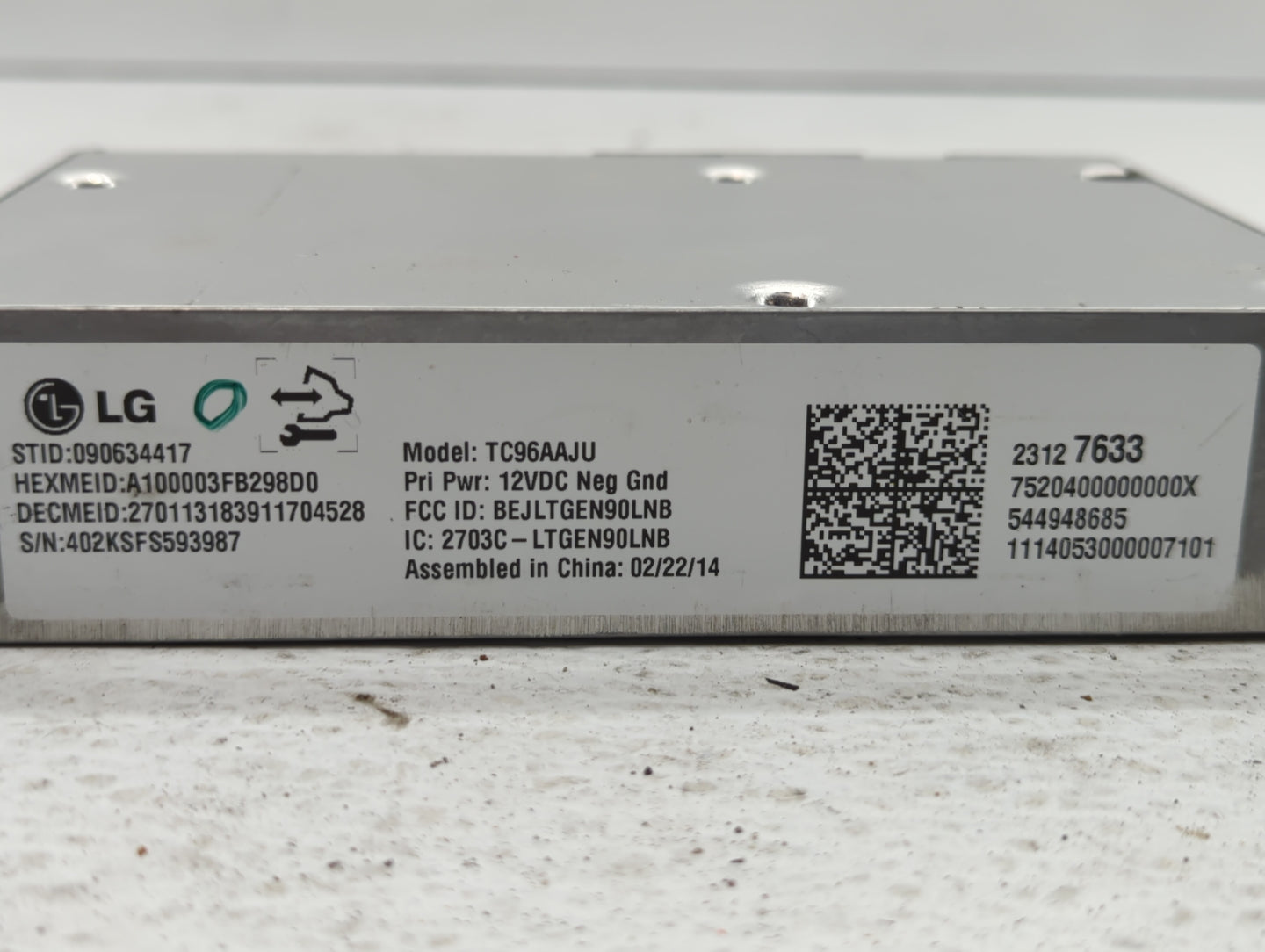 2014-2015 Buick Lacrosse Chassis Control Module Ccm Bcm Body Control - Oemusedautoparts1.com