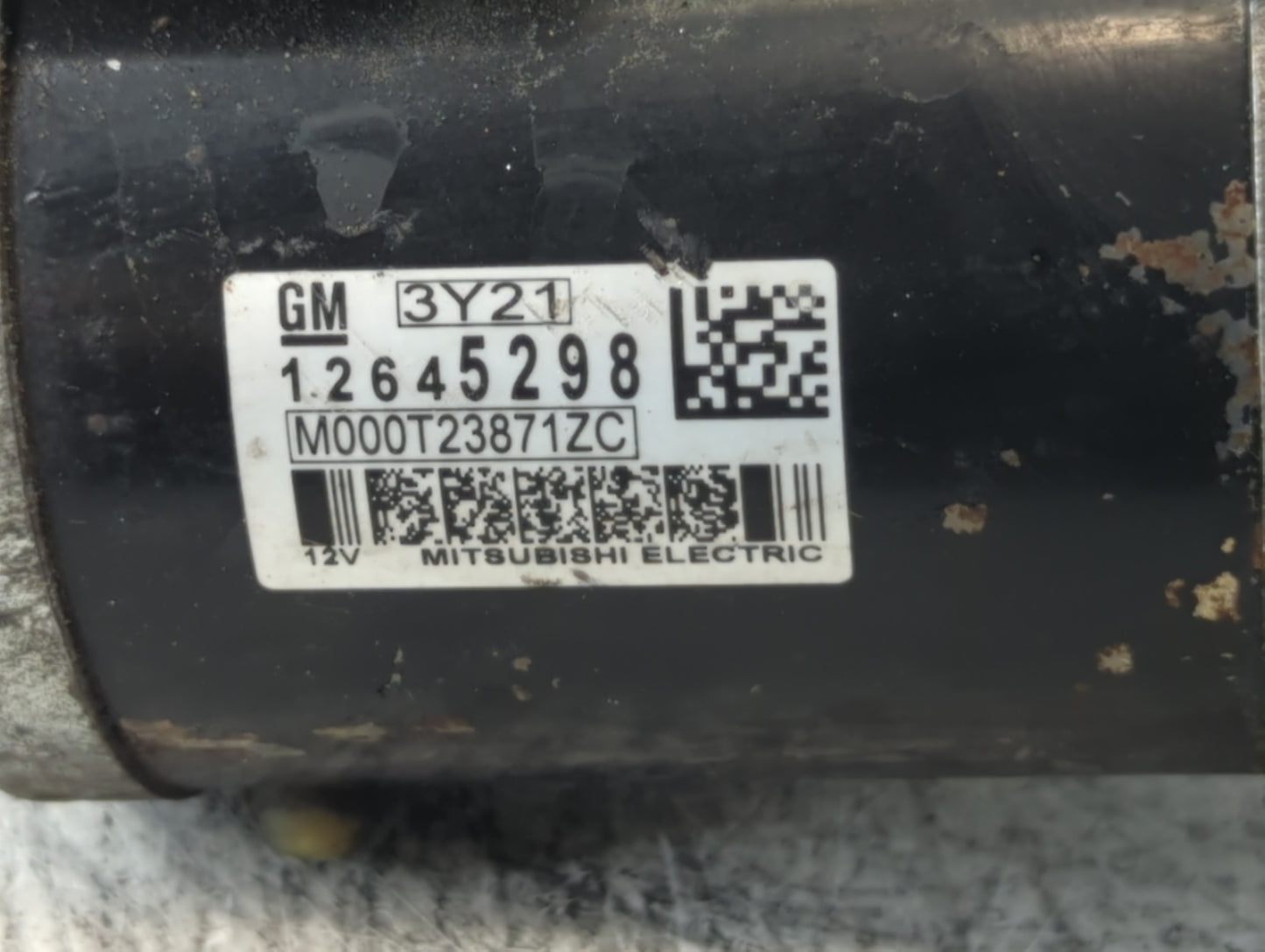 2014 Buick Lacrosse Car Starter Motor Solenoid OEM P/N:12645298 Fits OEM Used Auto Parts - Oemusedautoparts1.com