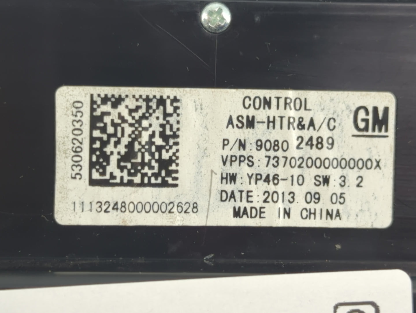 2014-2016 Buick Lacrosse Climate Control Module Temperature AC/Heater Replacement P/N:90802489 Fits Fits 2014 2015 2016 OEM 