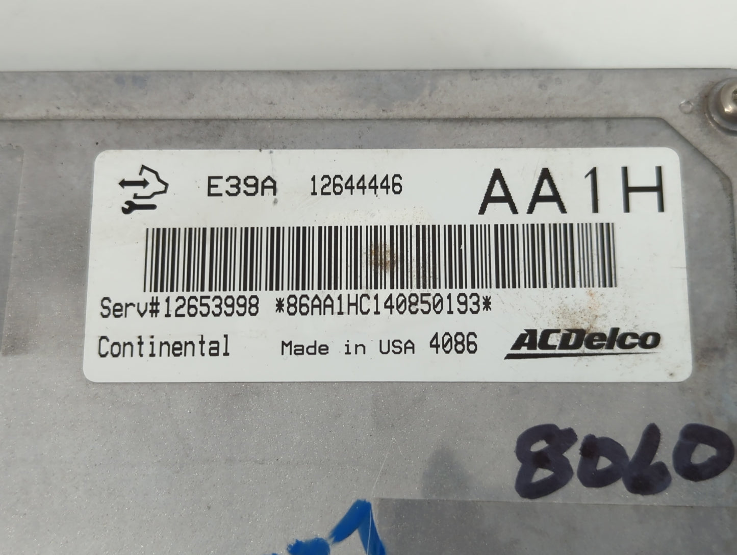 2013-2016 Buick Lacrosse PCM Engine Control Computer ECU ECM PCU OEM P/N:12653998 12644446 Fits Fits 2013 2014 2015 2016 OEM