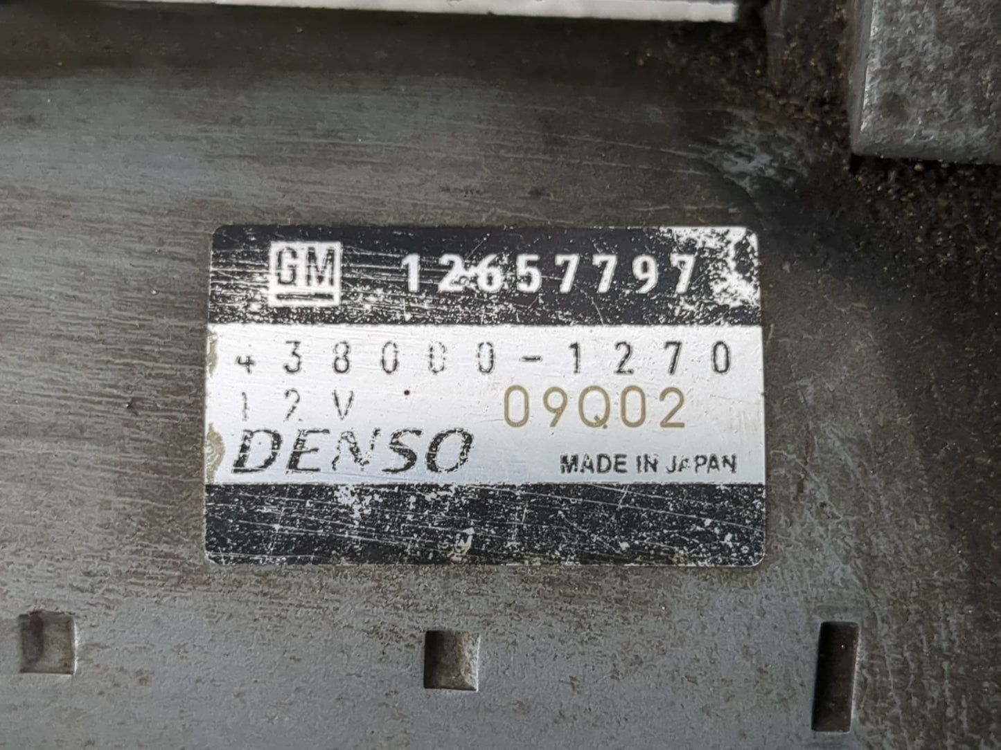 2014-2017 Buick Regal Car Starter Motor Solenoid OEM P/N:438000-1270 12657797 Fits OEM Used Auto Parts - Oemusedautoparts1.c