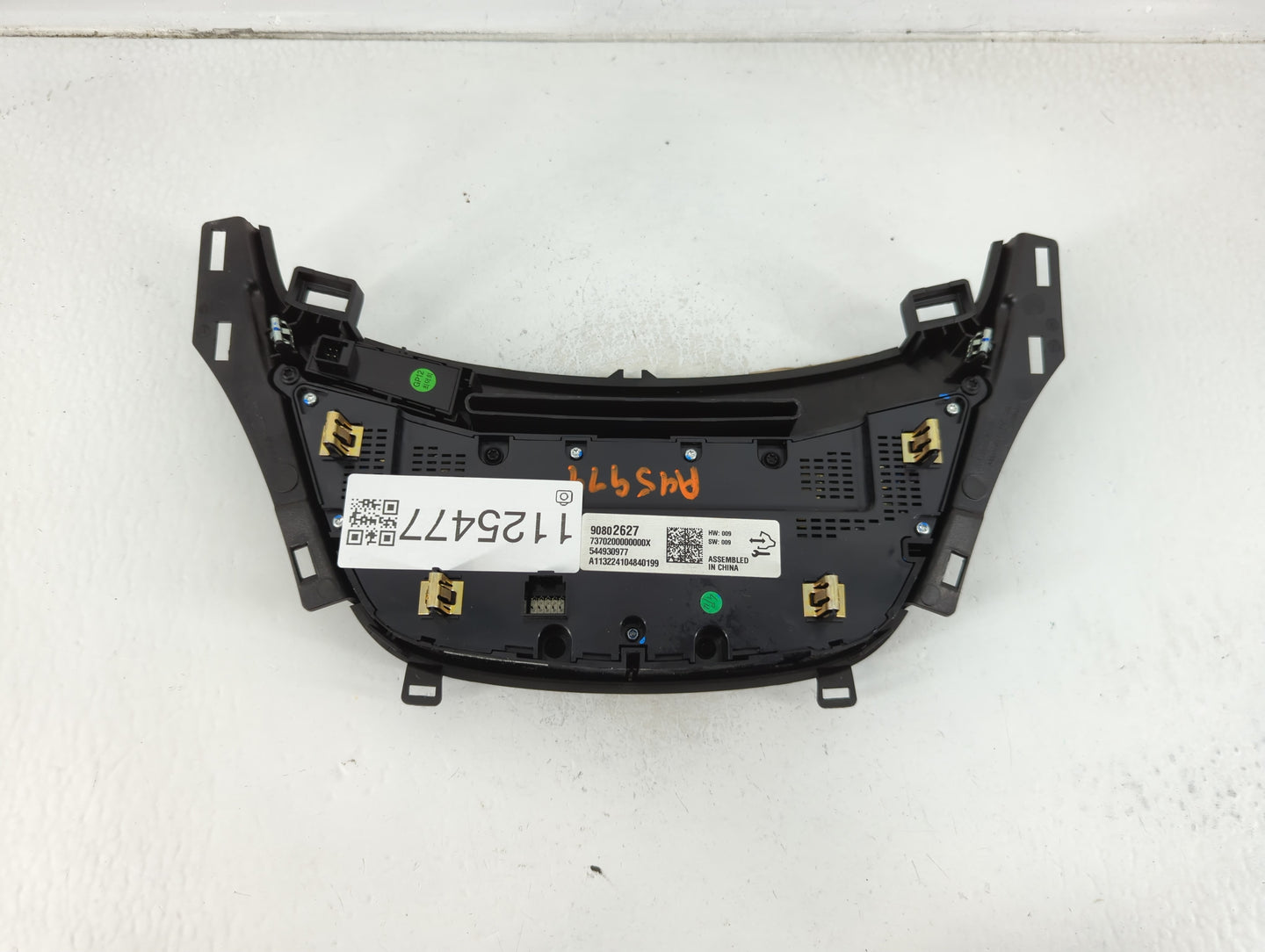2014-2015 Buick Regal Climate Control Module Temperature AC/Heater Replacement P/N:90802627 Fits Fits 2014 2015 OEM Used Aut