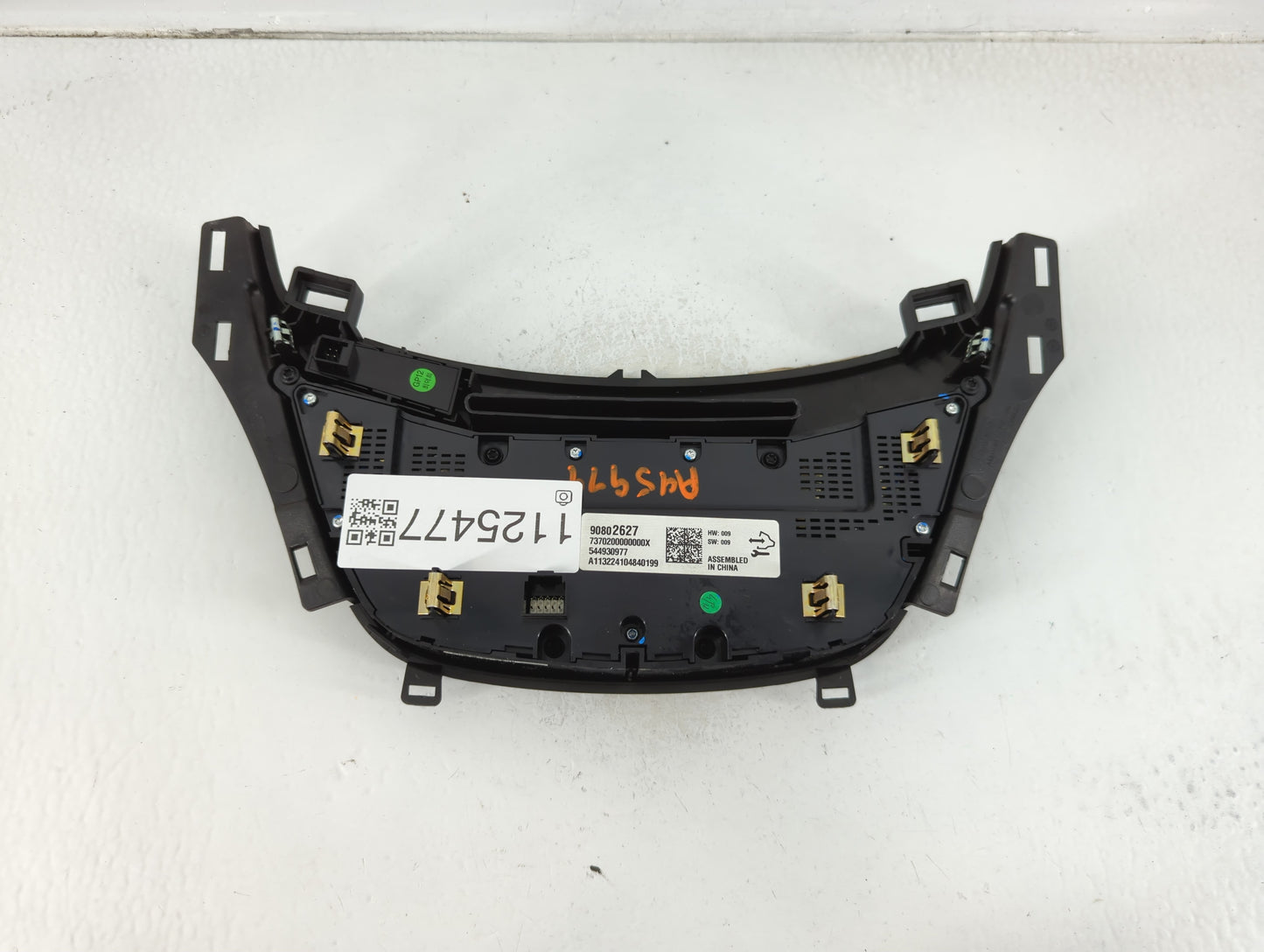 2014-2015 Buick Regal Climate Control Module Temperature AC/Heater Replacement P/N:90802627 Fits Fits 2014 2015 OEM Used Aut