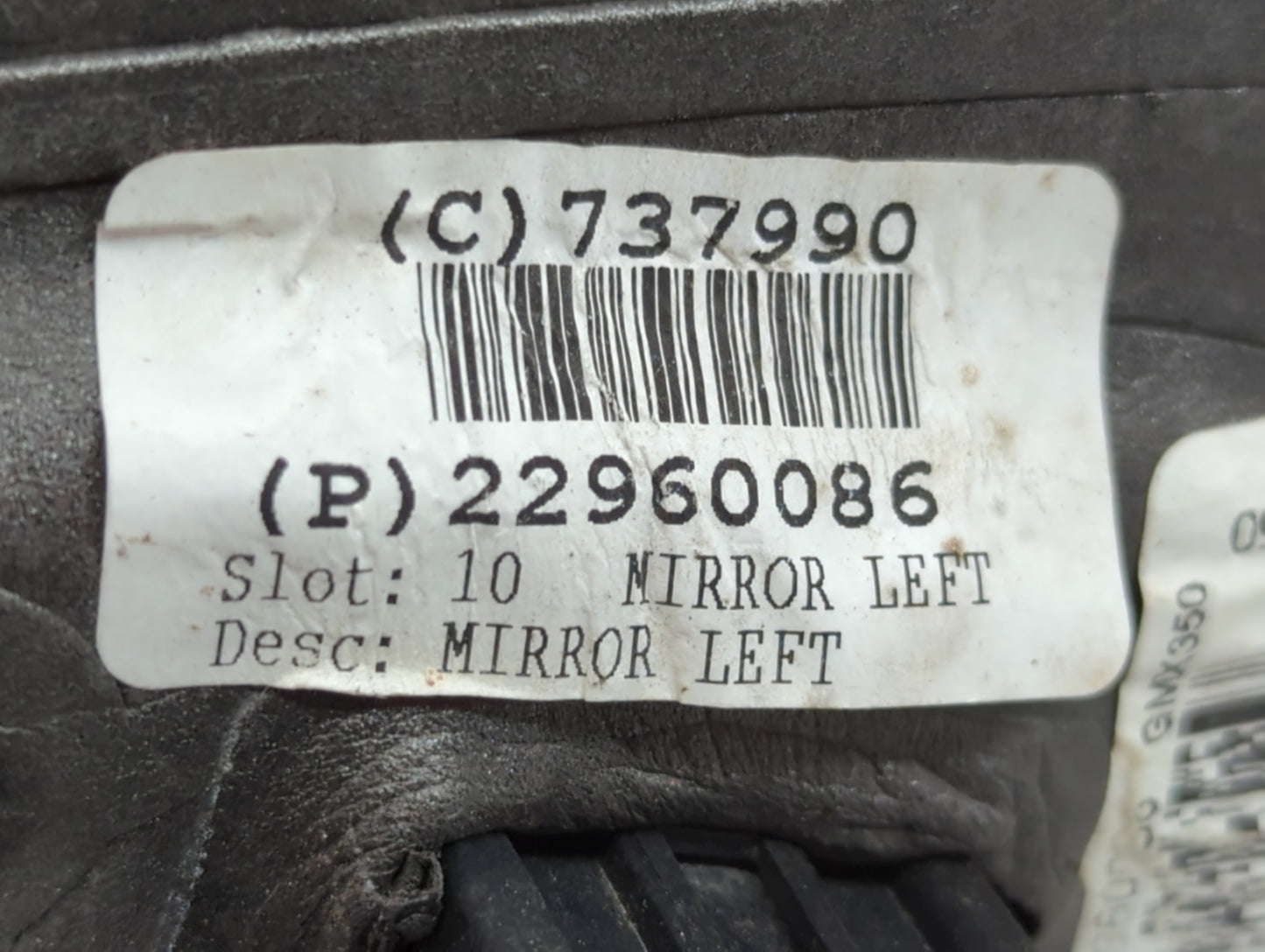 2012-2017 Buick Regal Driver Side View Mirror - Left Door Mirror OEM Used - Oemusedautoparts1.com