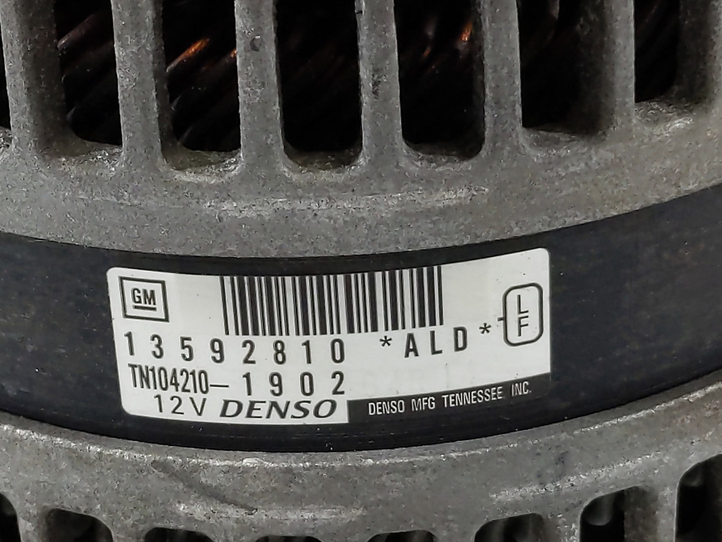 2014-2017 Buick Regal Alternator Replacement Generator Charging Assembly Engine OEM P/N:13592810 Fits OEM Used Auto Parts - 