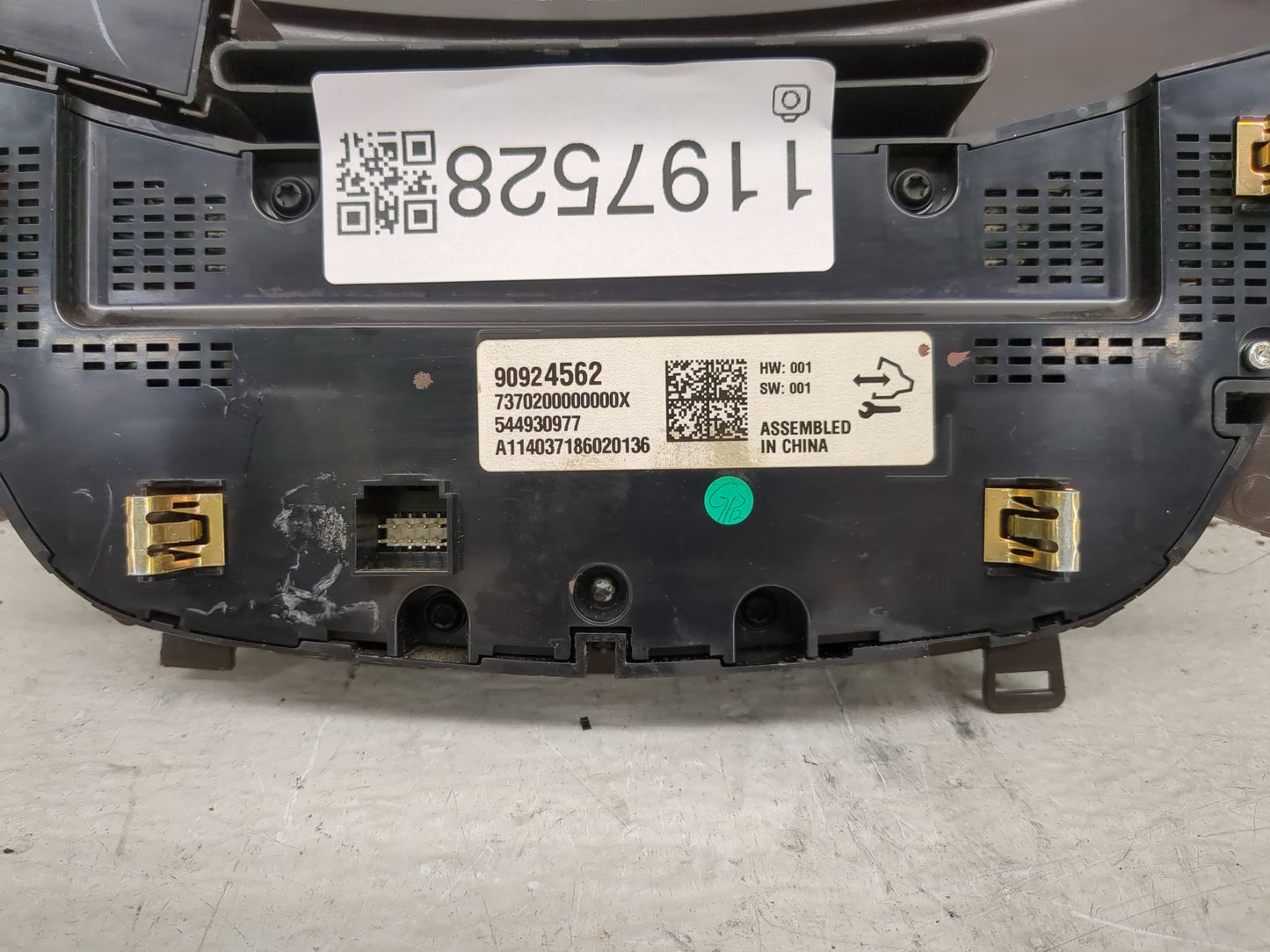 2014-2017 Buick Regal Climate Control Module Temperature AC/Heater Replacement P/N:90924562 Fits Fits 2014 2015 2016 2017 OE