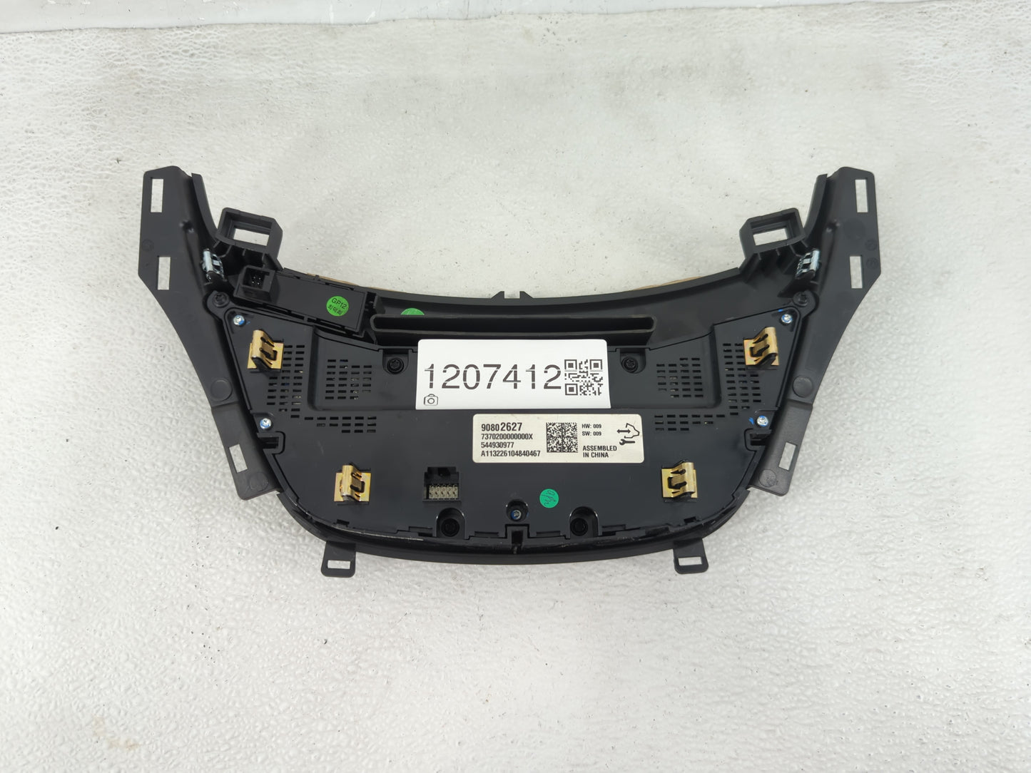 2014-2015 Buick Regal Climate Control Module Temperature AC/Heater Replacement P/N:90802627 Fits Fits 2014 2015 OEM Used Aut