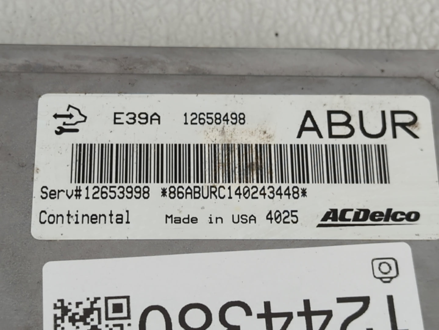 2013-2016 Buick Regal PCM Engine Control Computer ECU ECM PCU OEM P/N:12658498 Fits Fits 2013 2014 2015 2016 OEM Used Auto P