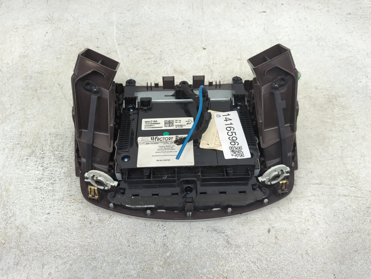 2014 Buick Regal Radio AM FM Cd Player Receiver Replacement P/N:90922184 Fits OEM Used Auto Parts - Oemusedautoparts1.com