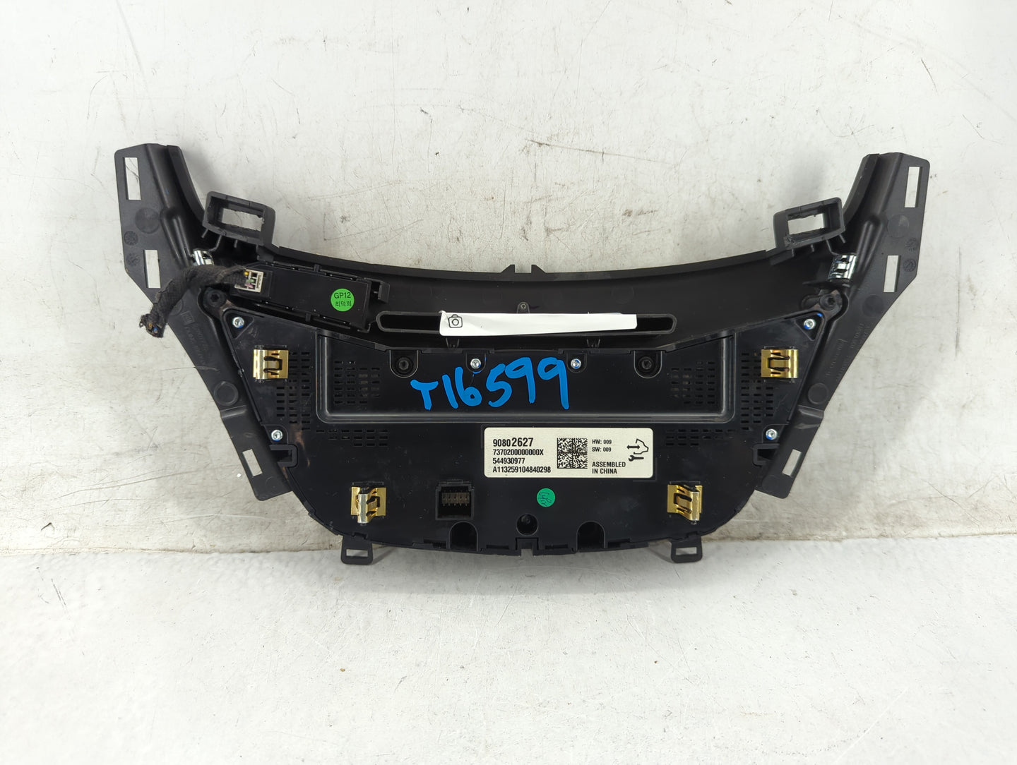 2014-2015 Buick Regal Climate Control Module Temperature AC/Heater Replacement P/N:90802627 7370200000000X Fits Fits 2014 20