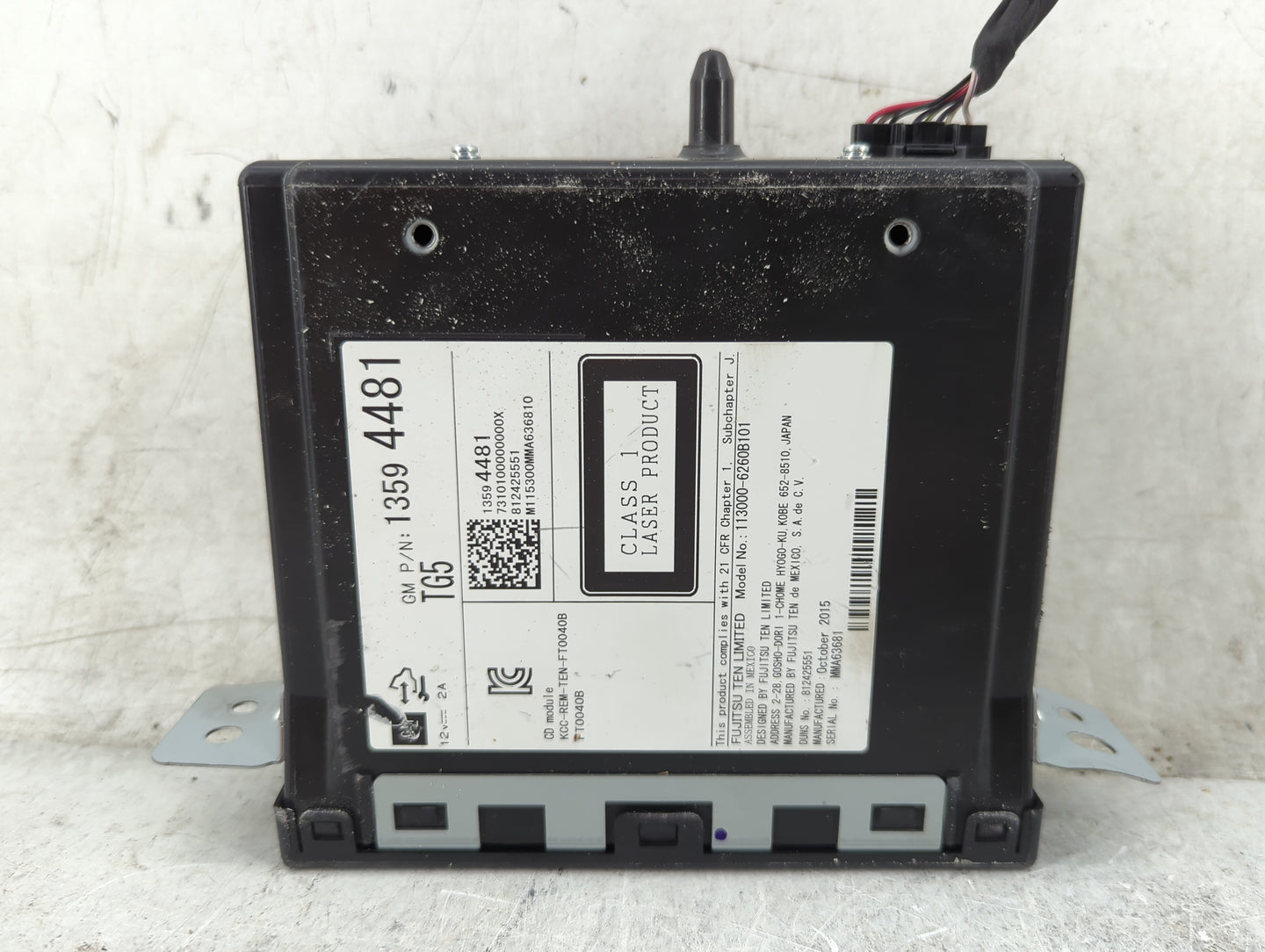 2014 Buick Regal Radio AM FM Cd Player Receiver Replacement P/N:13594481 113000-6260B101, 06A15627064AE Fits Fits 2015 OEM U