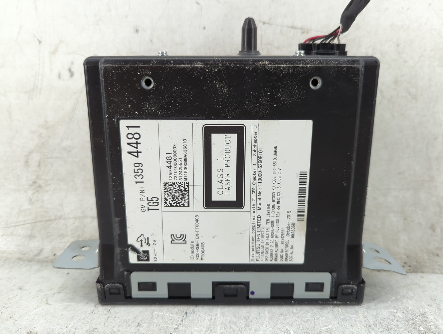 2014 Buick Regal Radio AM FM Cd Player Receiver Replacement P/N:13594481 113000-6260B101, 06A15627064AE Fits Fits 2015 OEM U