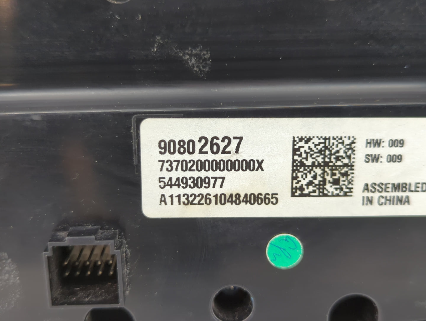 2014-2015 Buick Regal Climate Control Module Temperature AC/Heater Replacement P/N:90802627 Fits Fits 2014 2015 OEM Used Aut