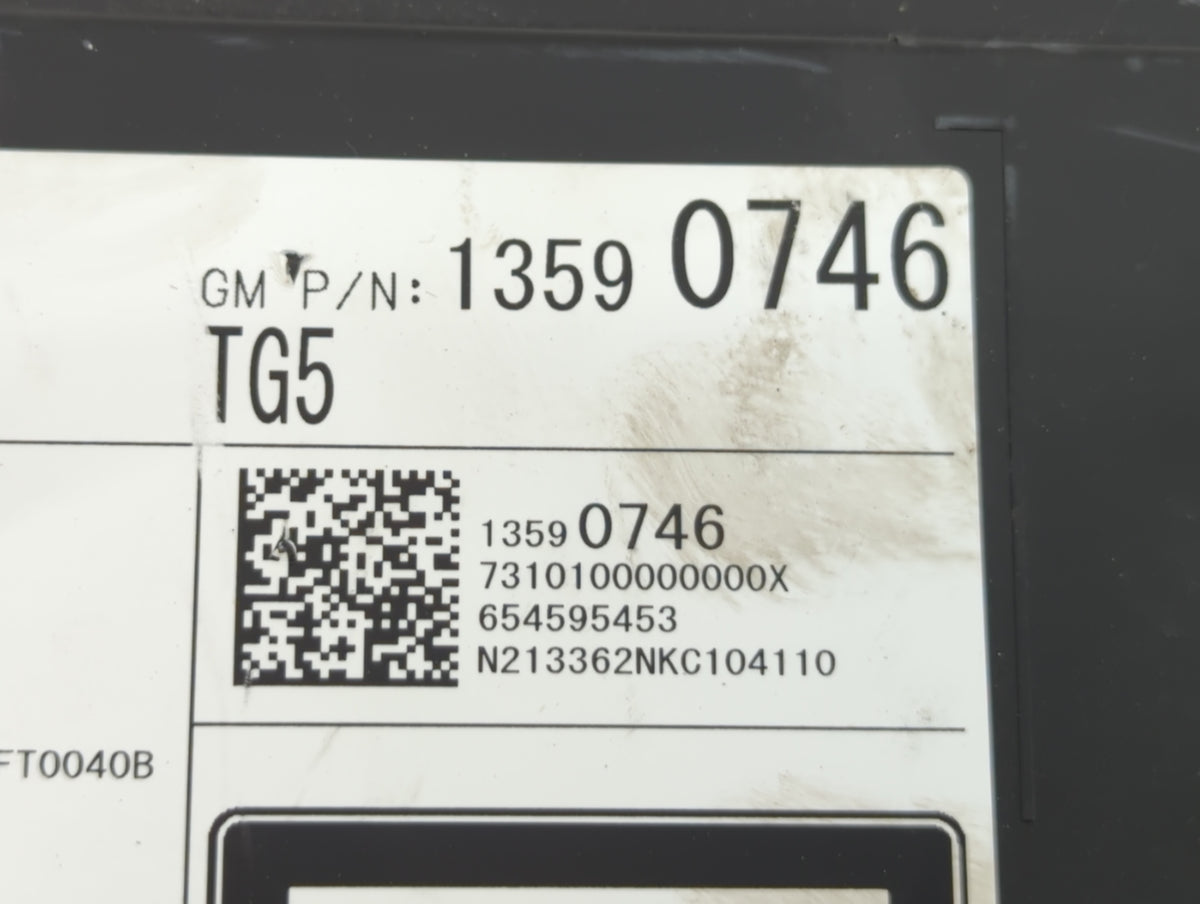 2014-2014 Buick Regal Am Fm Cd Player Radio Receiver 457068 - Oemusedautoparts1.com
