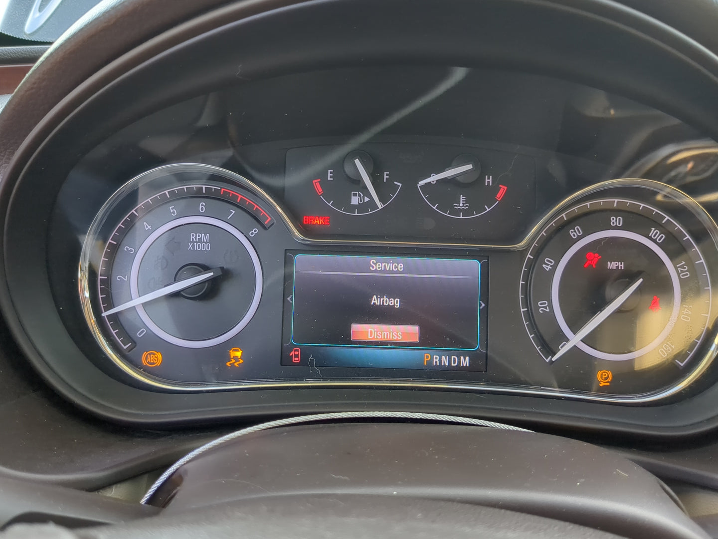 2014 Buick Regal Instrument Cluster Speedometer Gauges Miles:179K Fits OEM Used Auto Parts - Oemusedautoparts1.com