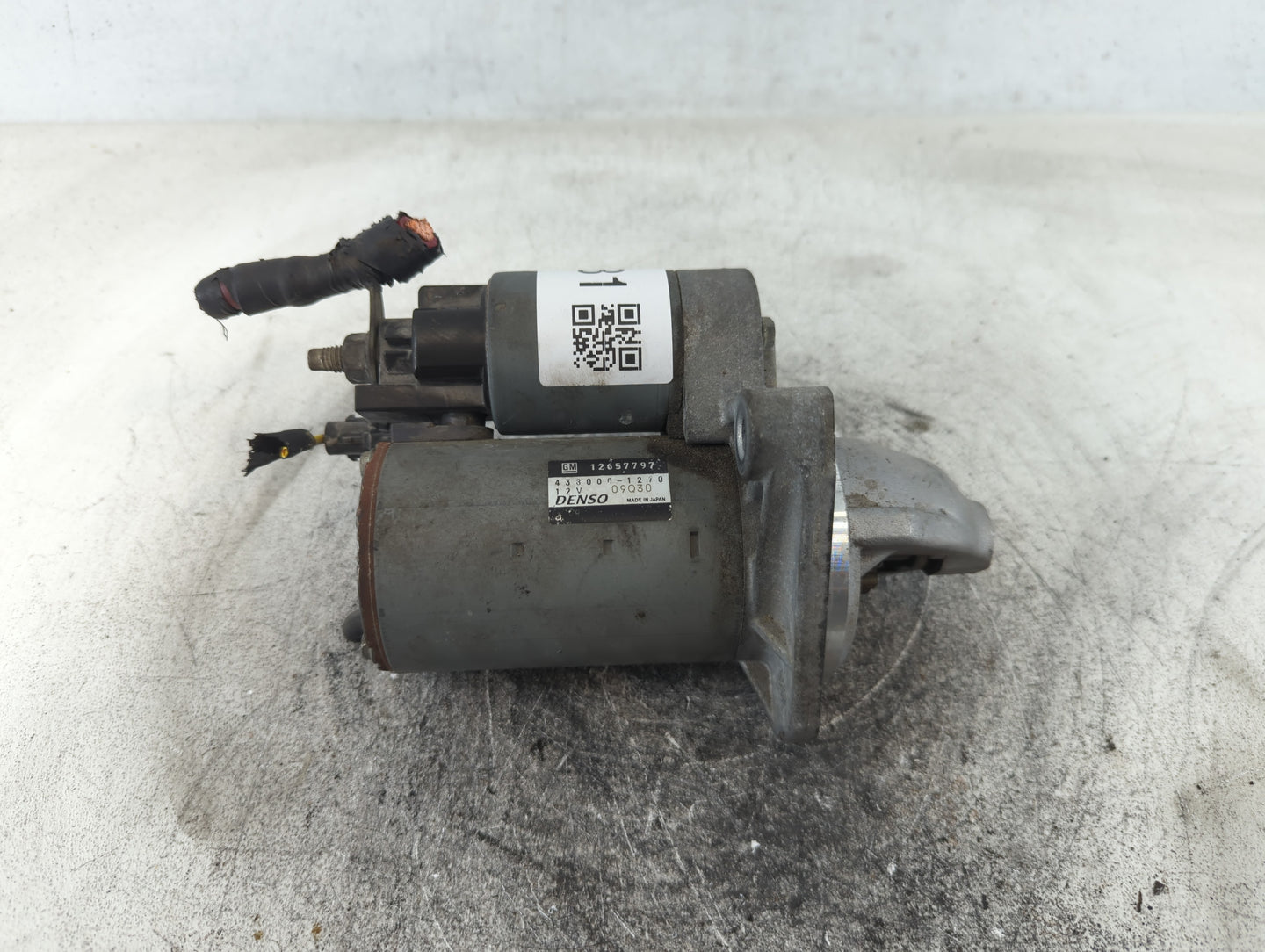 2014-2017 Buick Regal Car Starter Motor Solenoid OEM P/N:438000-1270 12657797 Fits OEM Used Auto Parts - Oemusedautoparts1.c