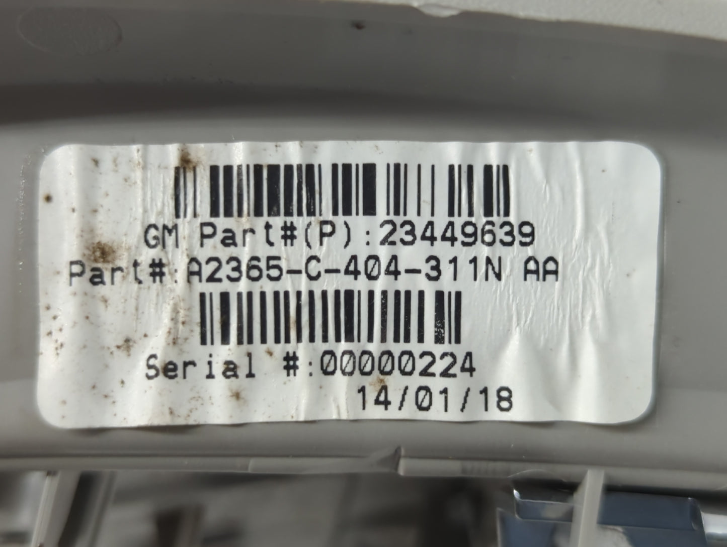 2014 Buick Terraza Overhead Roof Console - Oemusedautoparts1.com
