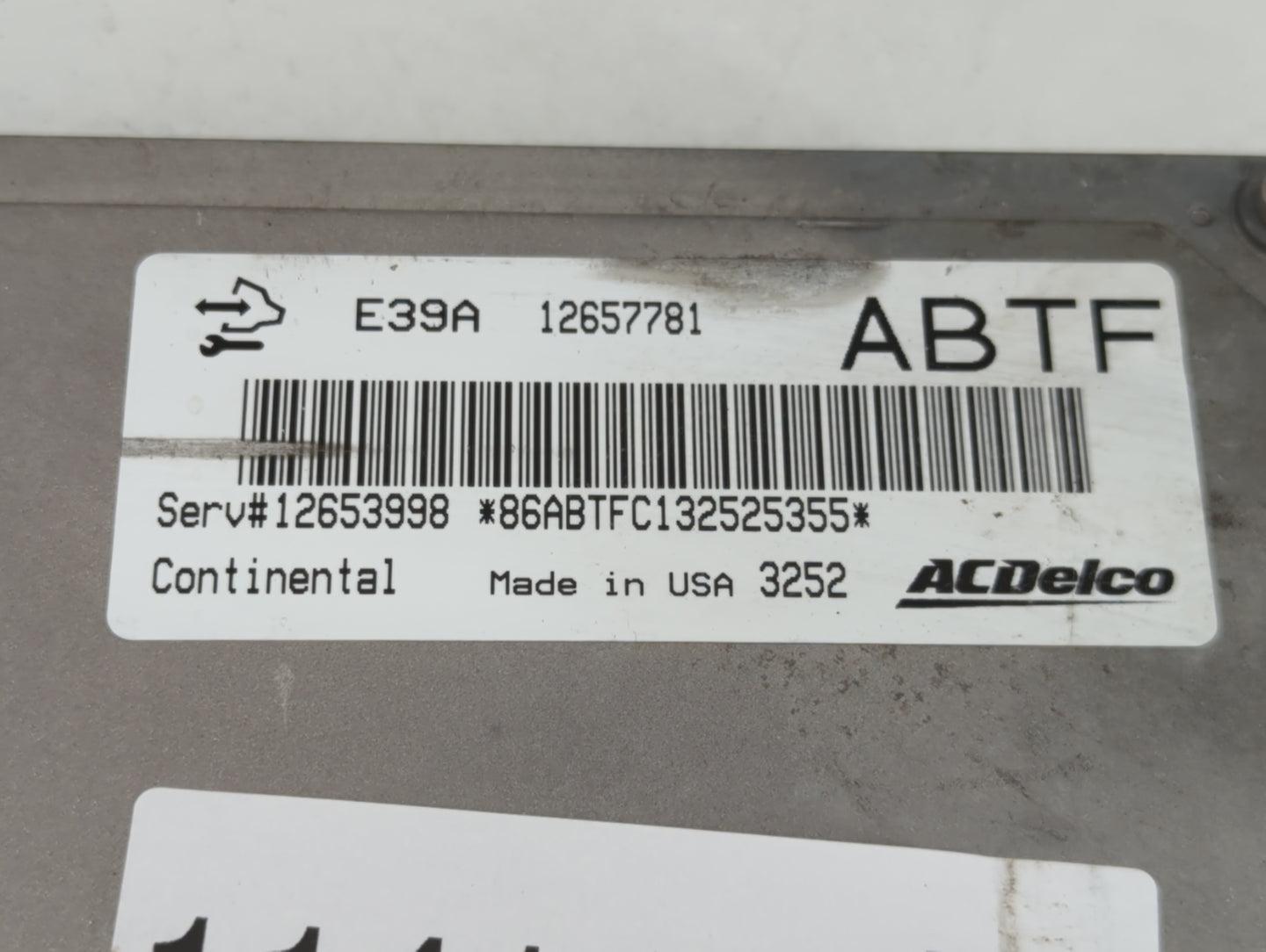 2013-2016 Buick Verano PCM Engine Control Computer ECU ECM PCU OEM P/N:12657781 Fits Fits 2013 2014 2015 2016 OEM Used Auto 