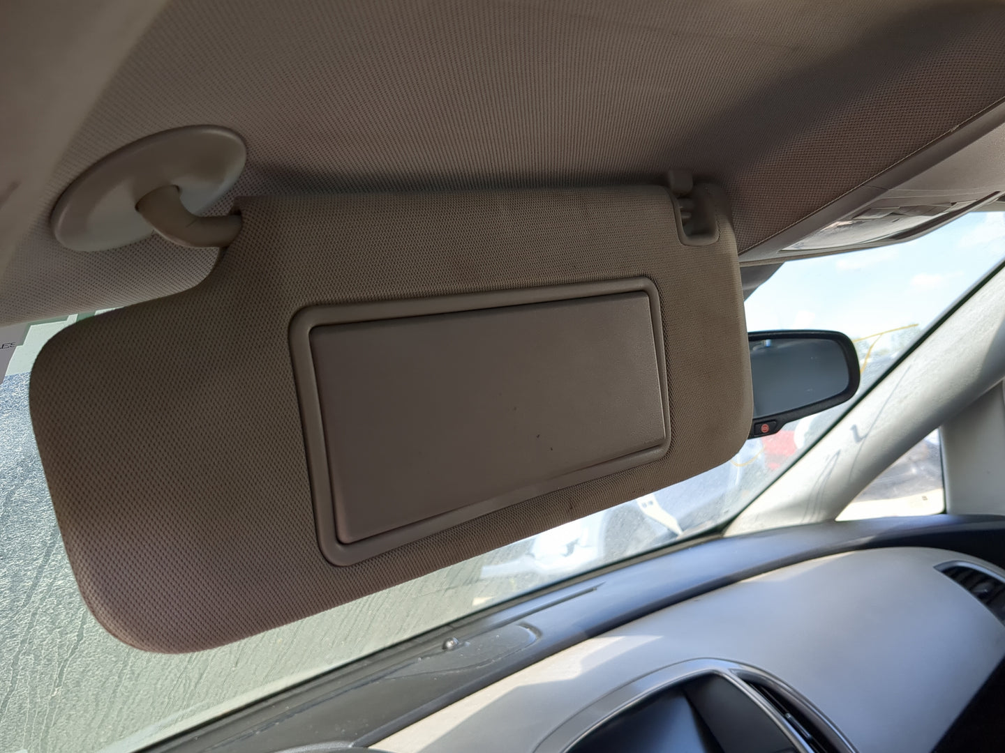 2012-2017 Buick Verano Sun Visor Shade Replacement Driver Left Mirror Fits Fits 2012 2013 2014 2015 2016 2017 OEM Used Auto 