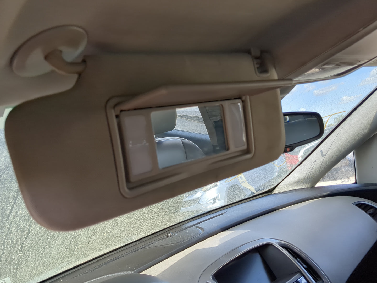 2012-2017 Buick Verano Sun Visor Shade Replacement Driver Left Mirror Fits Fits 2012 2013 2014 2015 2016 2017 OEM Used Auto 