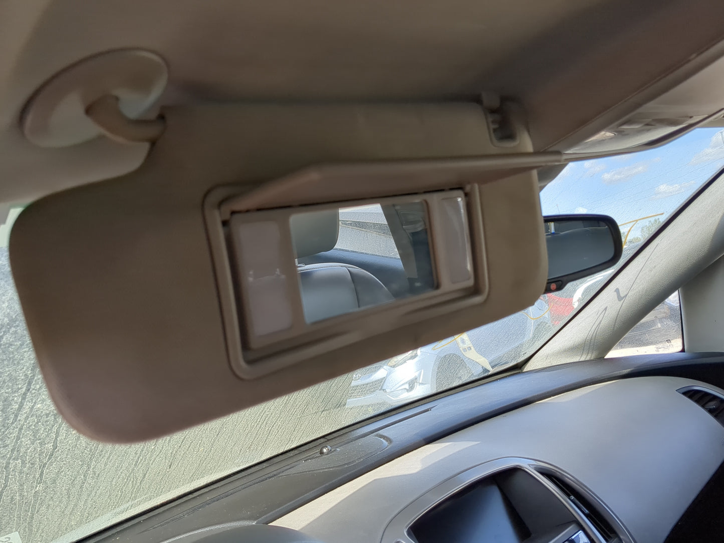 2012-2017 Buick Verano Sun Visor Shade Replacement Driver Left Mirror Fits Fits 2012 2013 2014 2015 2016 2017 OEM Used Auto 