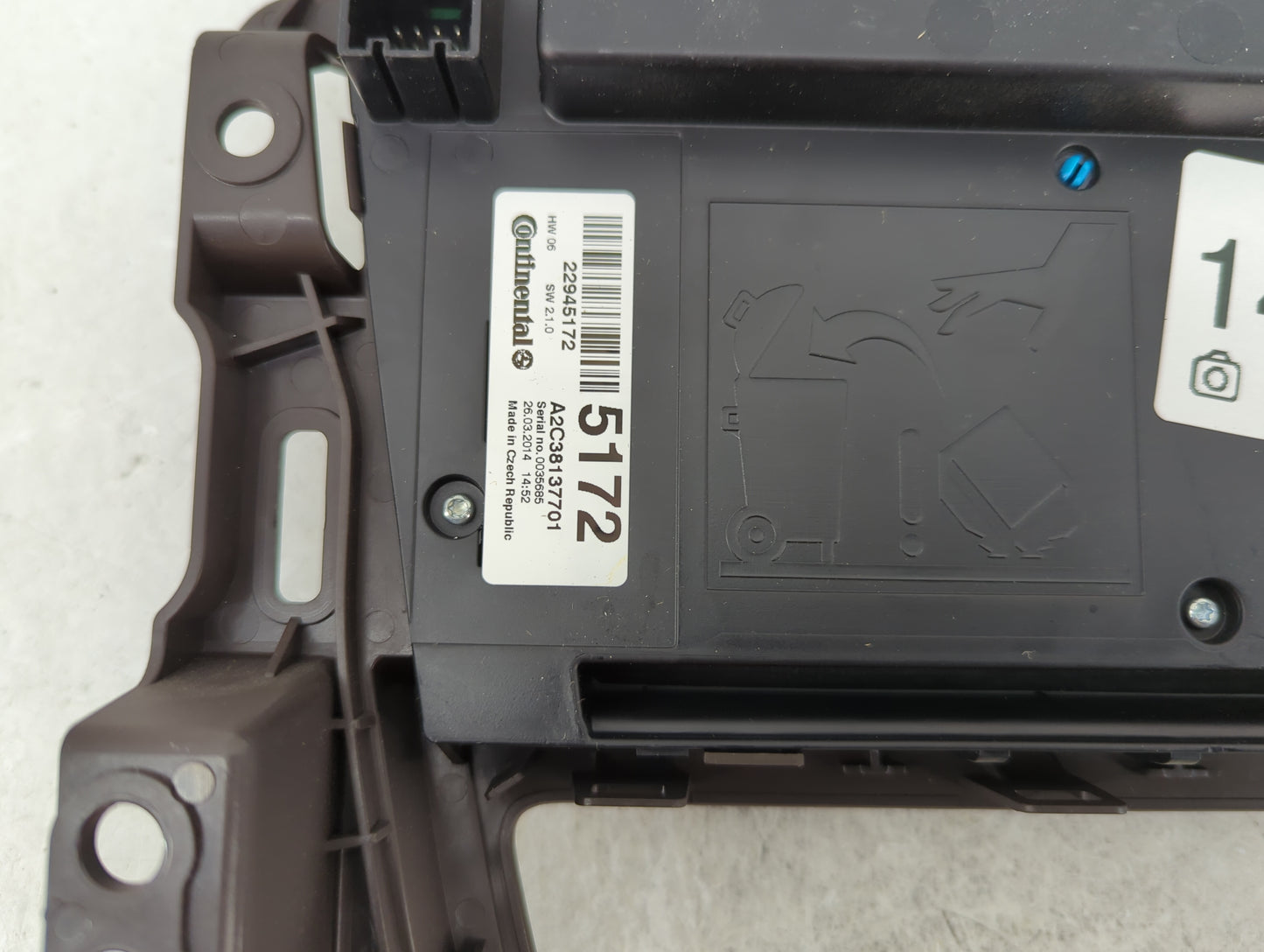 2012-2017 Buick Verano Radio Control Panel - Oemusedautoparts1.com