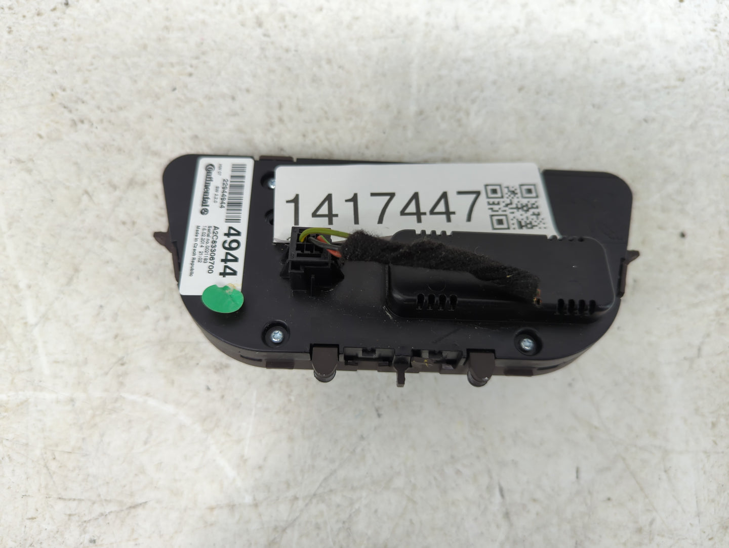 2012-2015 Buick Verano Climate Control Module Temperature AC/Heater Replacement P/N:22944944 A2C83306700 Fits OEM Used Auto 