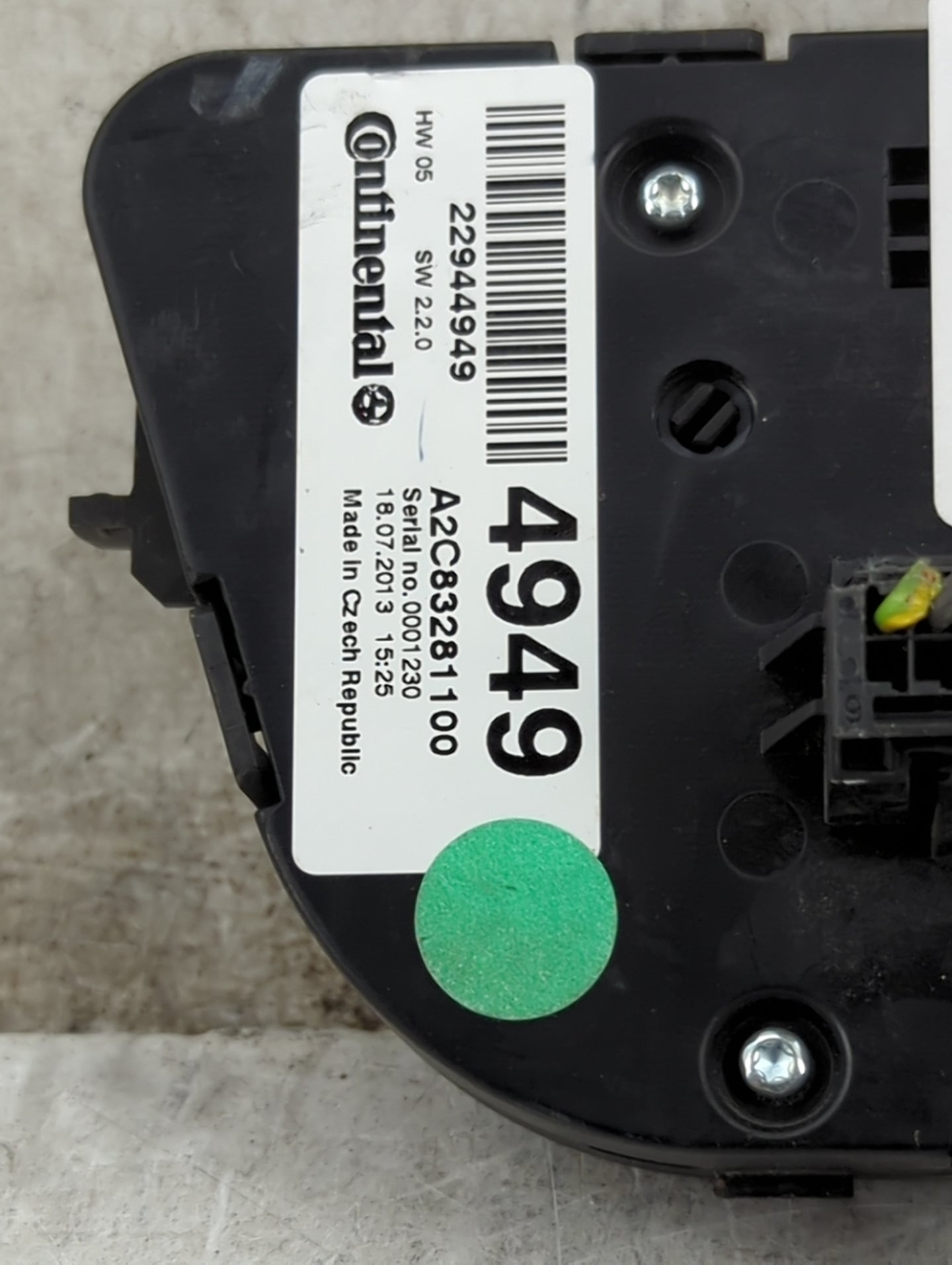 2012-2015 Buick Verano Climate Control Module Temperature AC/Heater Replacement P/N:22944949 A2C83281100 Fits OEM Used Auto 