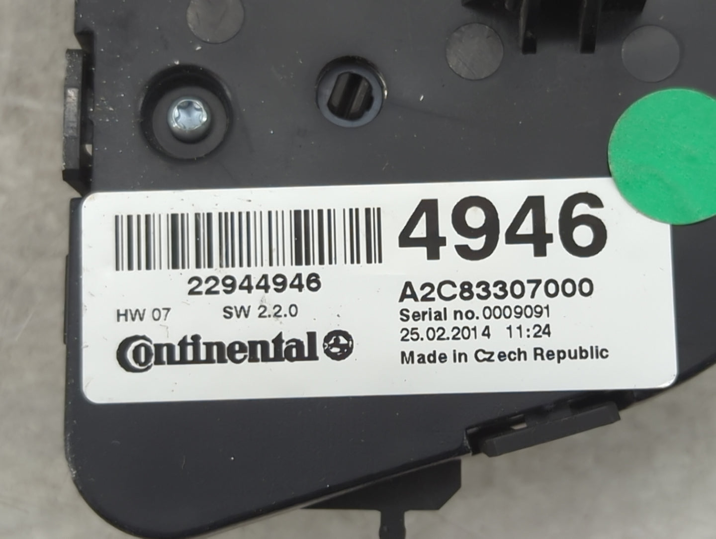 2012-2017 Buick Verano Climate Control Module Temperature AC/Heater Replacement P/N:A2C83307000 Fits OEM Used Auto Parts - O