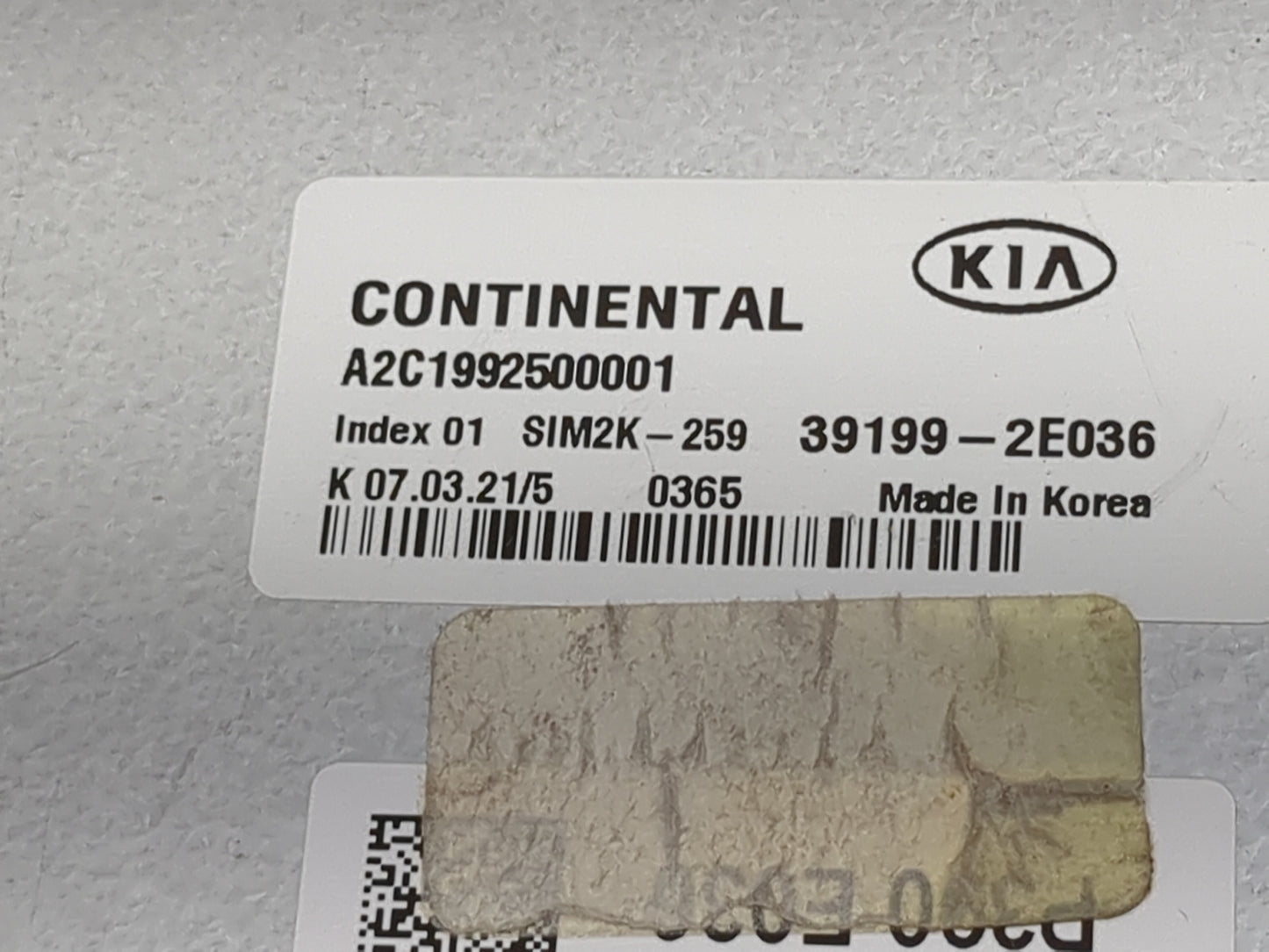 2013-2016 Buick Verano PCM Engine Control Computer ECU ECM PCU OEM P/N:39199-2E036 Fits Fits 2013 2014 2015 2016 OEM Used Au