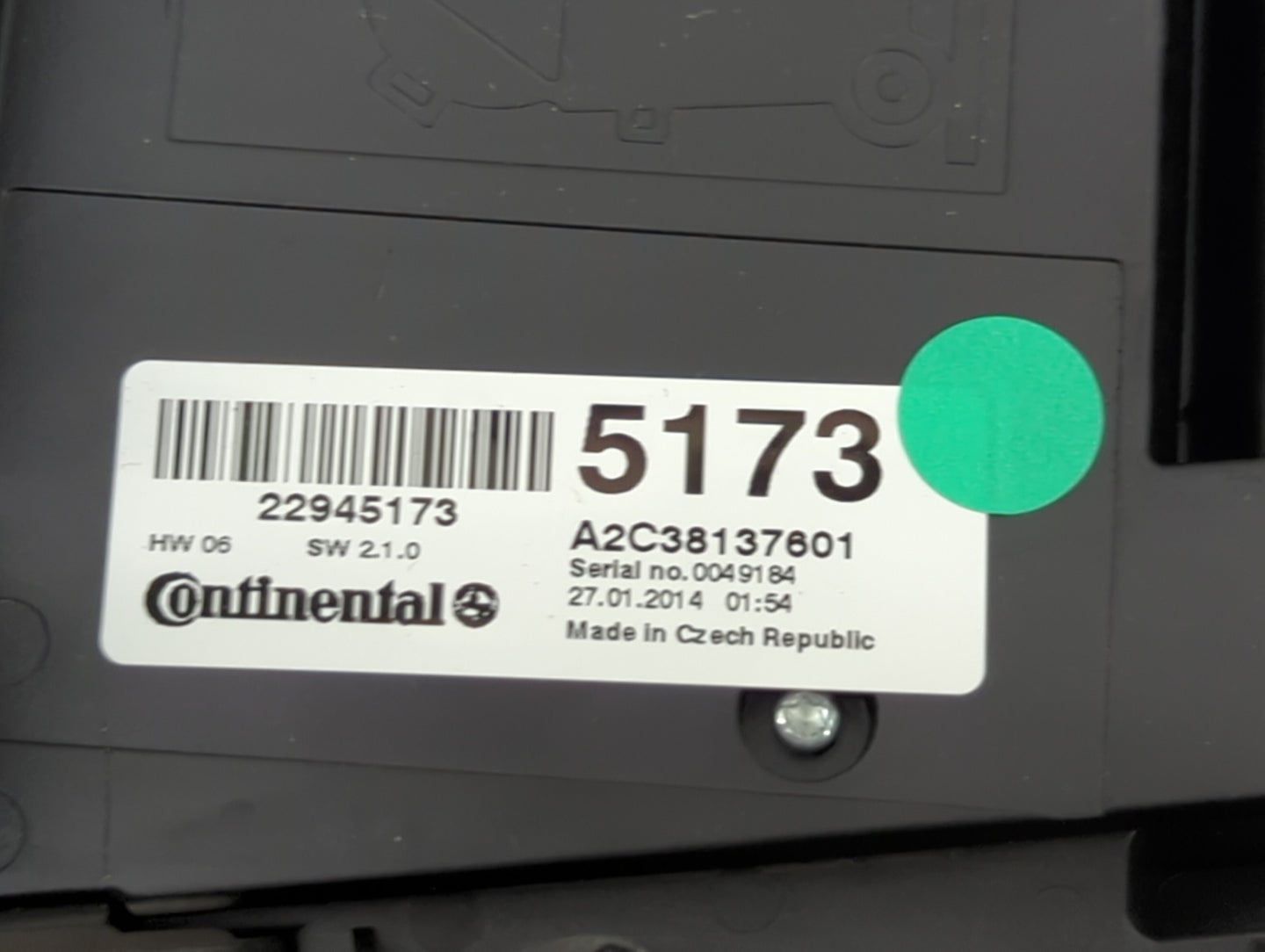 2012-2017 Buick Verano Radio Control Panel 1489914 - Oemusedautoparts1.com